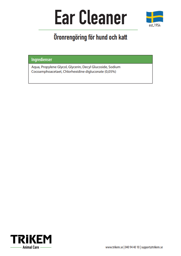 Trikem Ear cleaner dog/cat