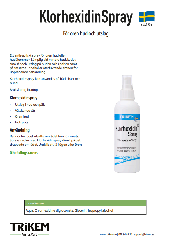 Trikem Radicin Klorhexidinspray