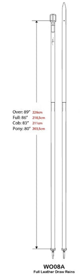 Dyon WO Gramantygel 13mm i läder + fäste
